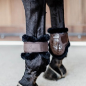 Stryksokker Young Vegan Sheepskin Brun/Svart Stryksokker Young Vegan Sheepskin Brun/Svart