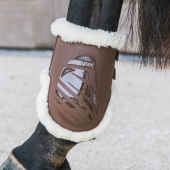Stryksokker Elastic Vegan Sheepskin Brun Stryksokker Elastic Vegan Sheepskin Brun