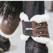 Stryksokker Elastic Vegan Sheepskin Brun Stryksokker Elastic Vegan Sheepskin Brun