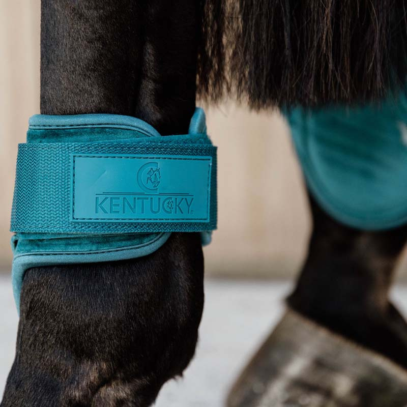 Stryksokker Young Velvet Smaragdgrønn