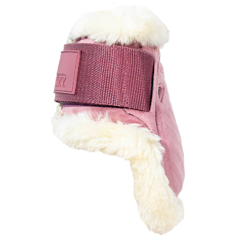 Stryksokker Young Vegan Sheepskin Velvet Gammelrosa