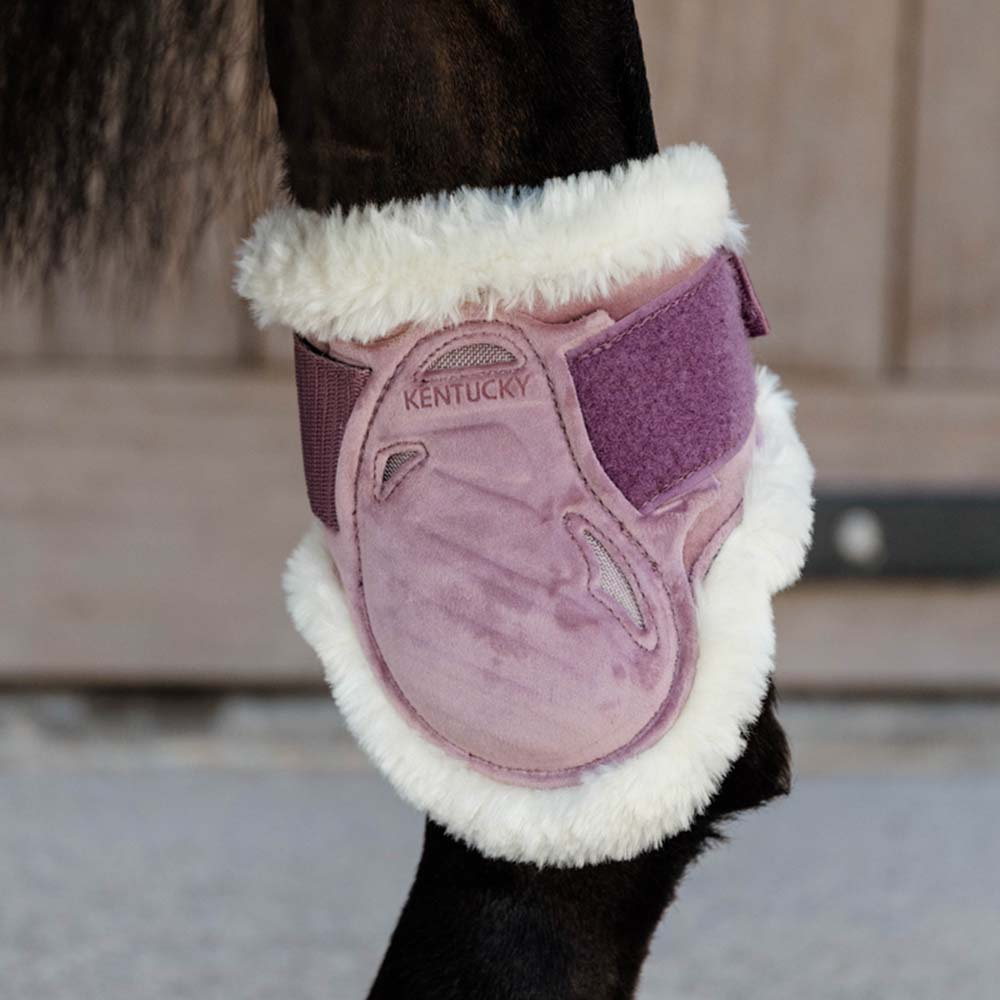 Stryksokker Young Vegan Sheepskin Velvet Gammelrosa