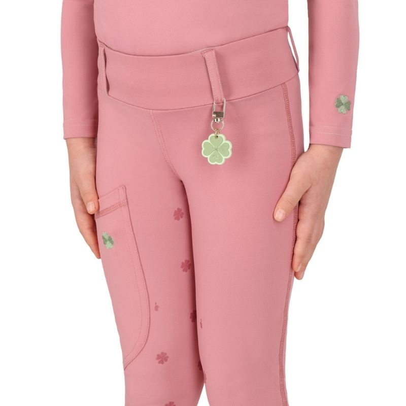 Ridetights Barn/Junior Lucky Start Full Grip Rosa