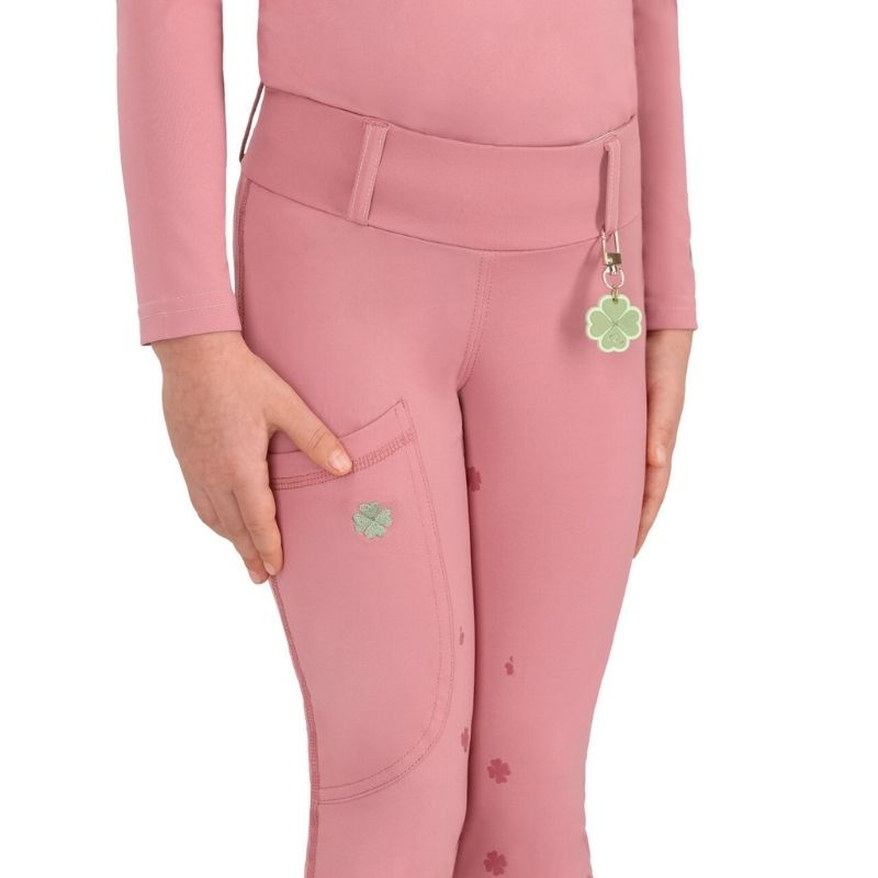Ridetights Barn/Junior Lucky Start Full Grip Rosa
