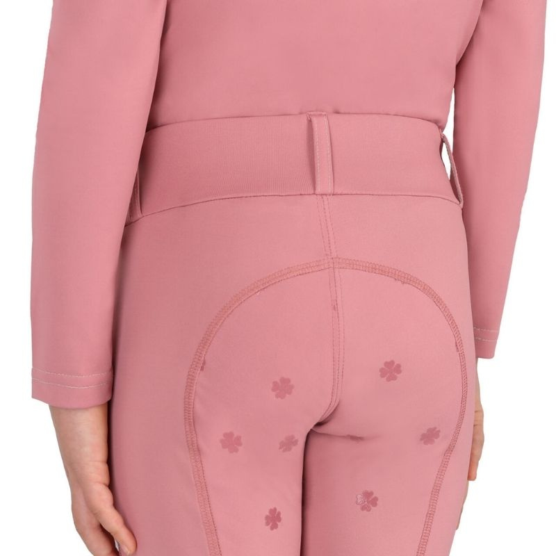 Ridetights Barn/Junior Lucky Start Full Grip Rosa