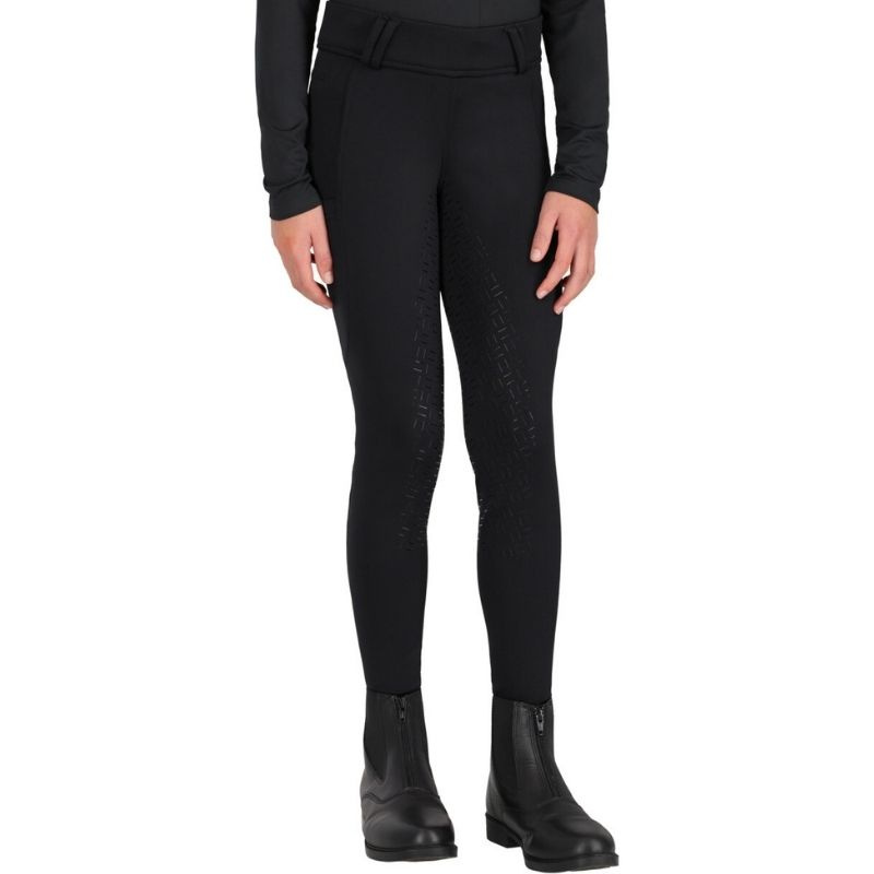 Ridetights Barn/Junior Valletta Full Grip Svart