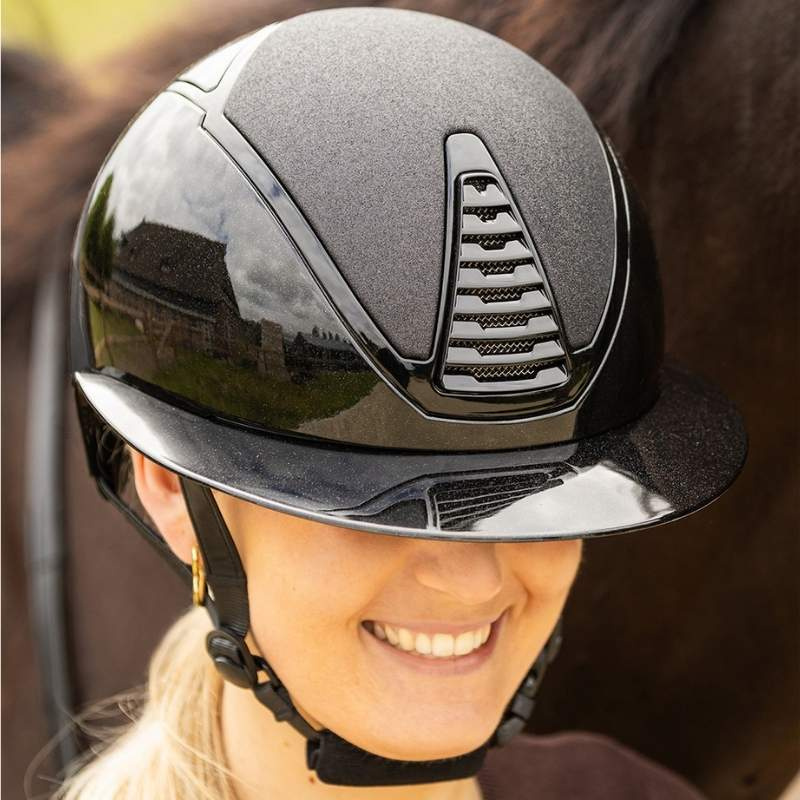 Ridehjelm Glendale Polo Visor Svart