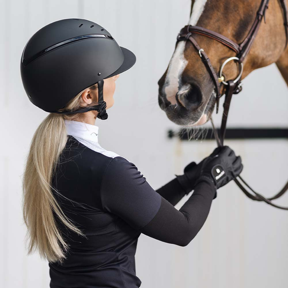 Ridehjelm Kylo Matte Svart/Svart