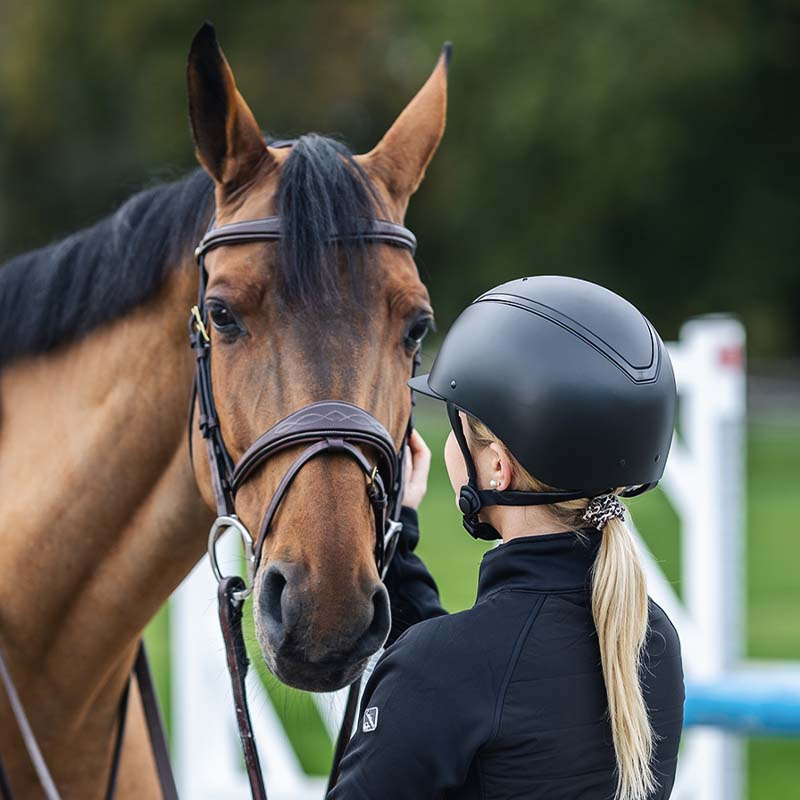Ridehjelm Kylo Matte Svart/Svart