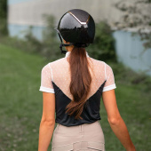 Ridehjelm Kylo Gloss Glitter Solskjerm Svart/Roségull Ridehjelm Kylo Gloss Glitter Solskjerm Svart/Roségull