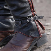 Lange lærchaps Svart Lange lærchaps Svart