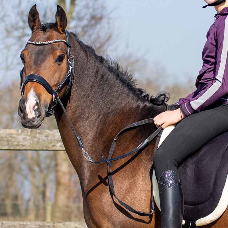 Bittløst hodelag Sunna Svart