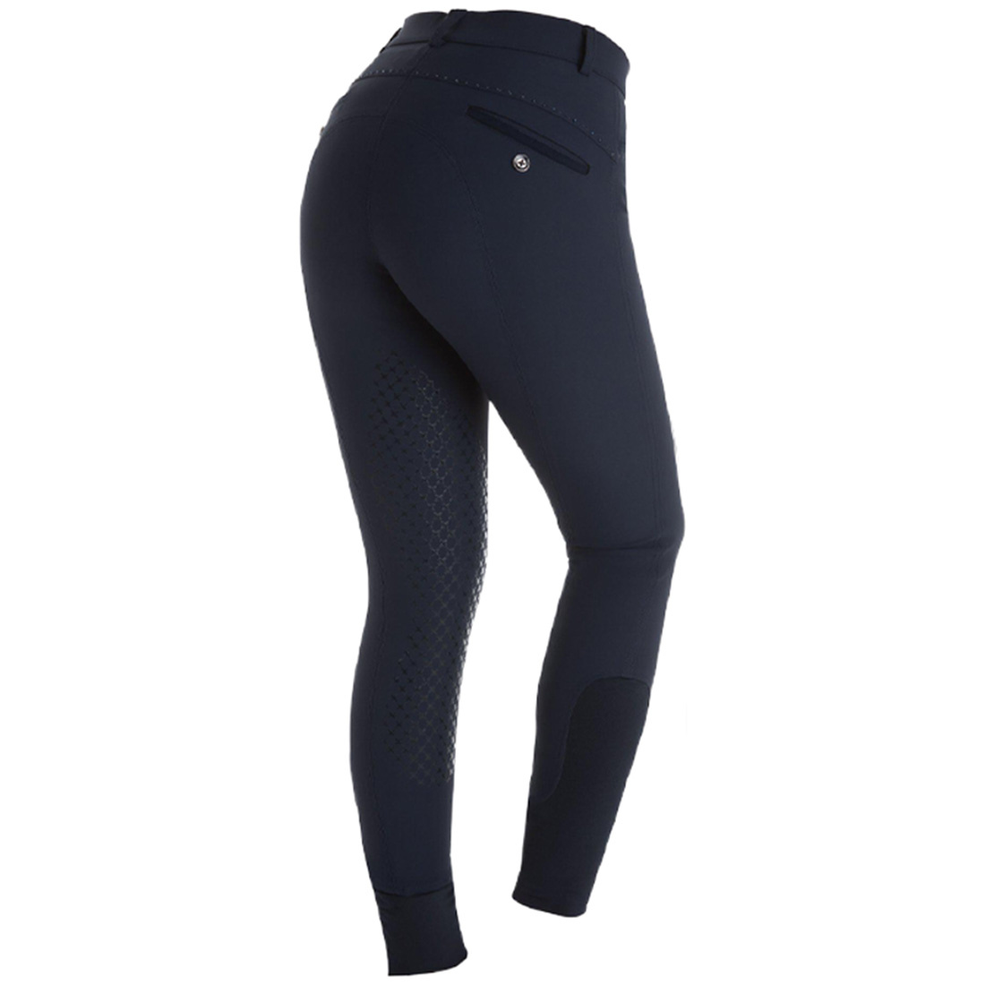 Ridebukse Safir Super-X High Knee Grip Marineblå