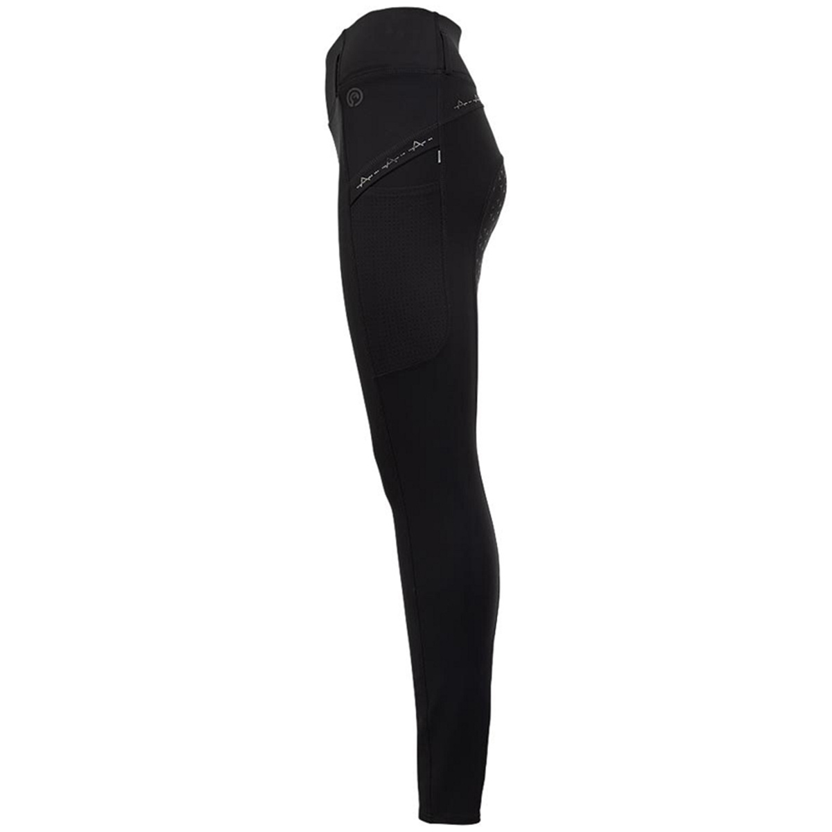 Ridetights Tregging Exposure Silicone Full Seat Svart
