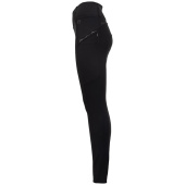 Ridetights Tregging Exposure Silicone Full Seat Svart Ridetights Tregging Exposure Silicone Full Seat Svart