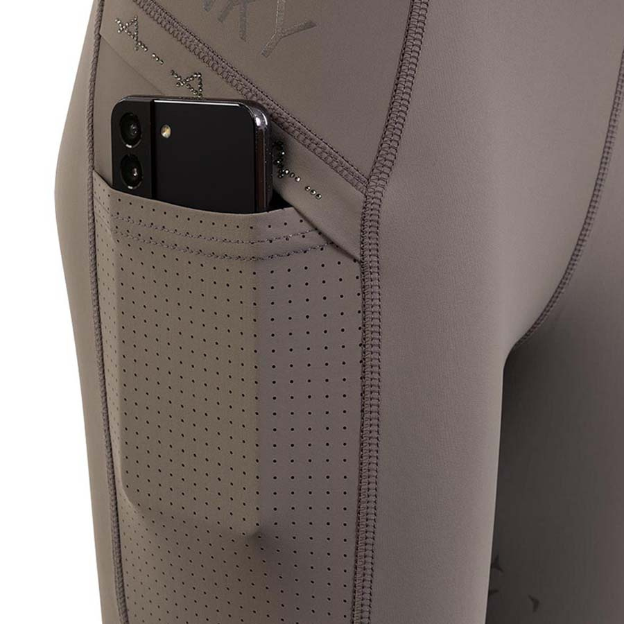 Ridetights Tregging Exposure Silicone Full Seat Taupe