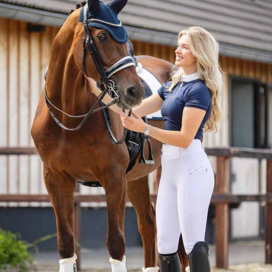 Ridetights Tregging Exposure Silicone Full Seat Hvit