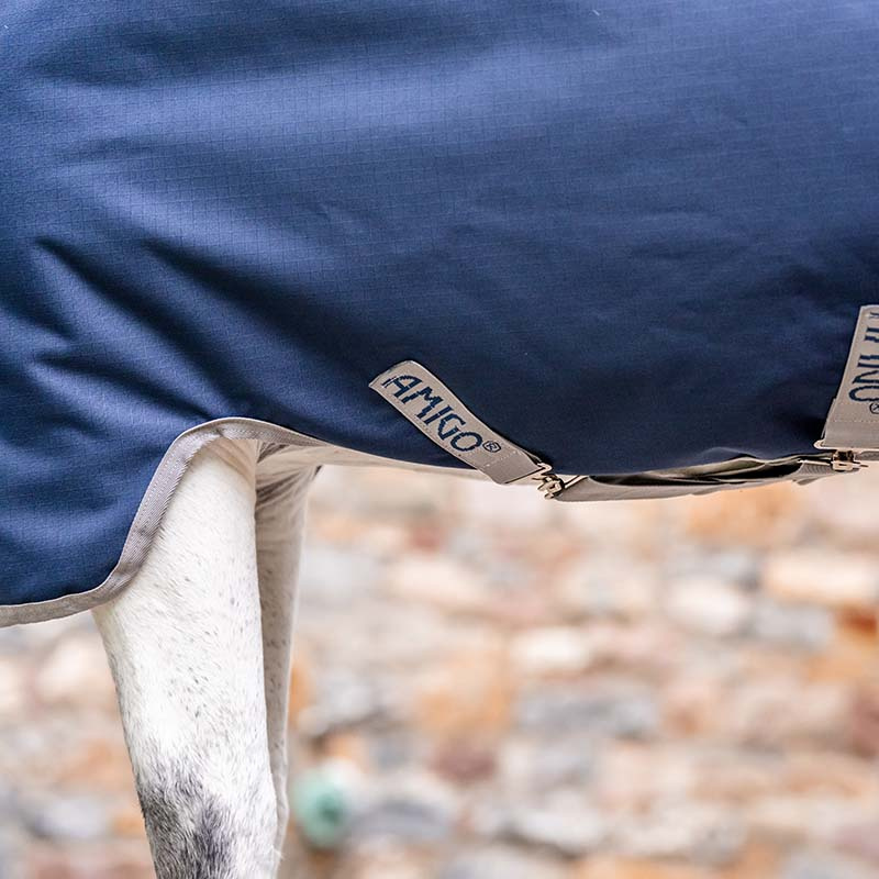 Regndekken Amigo Ripstop 900D Fleece Lined 50g Marineblå/Grå