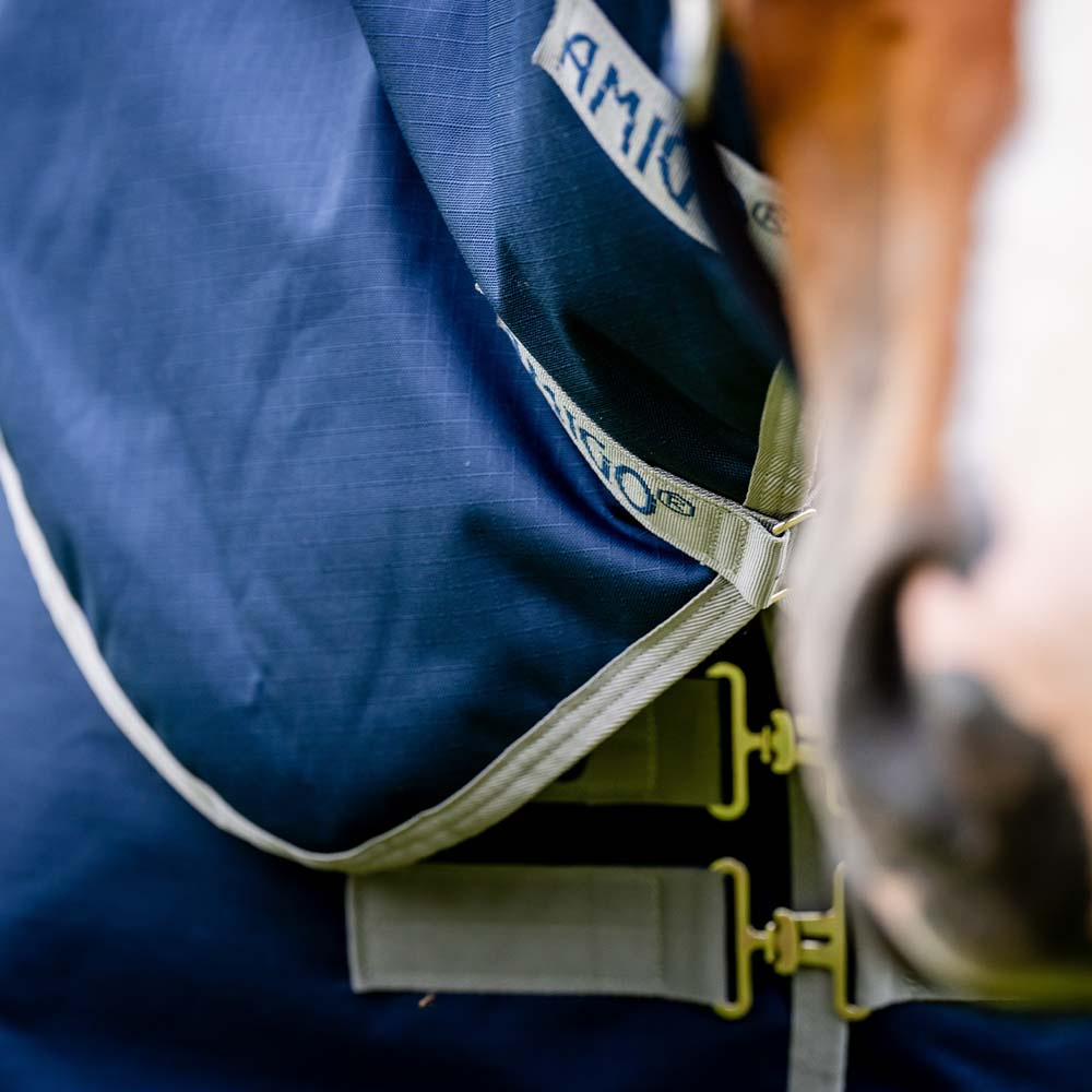 Utedekken med Hals Amigo Ripstop 900 Plus 100g Marineblå/Grå