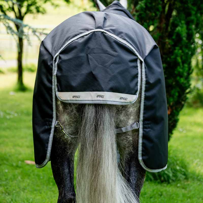 Utedekken med Hals Amigo Bravo 12 Plus 100g Svart/Grå