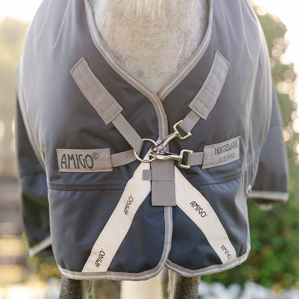 Regndekken Amigo 1200D Plus Pony 0g Marine/Grå/Sølv