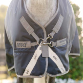 Regndekken Amigo 1200D Plus Pony 0g Marine/Grå/Sølv Regndekken Amigo 1200D Plus Pony 0g Marine/Grå/Sølv