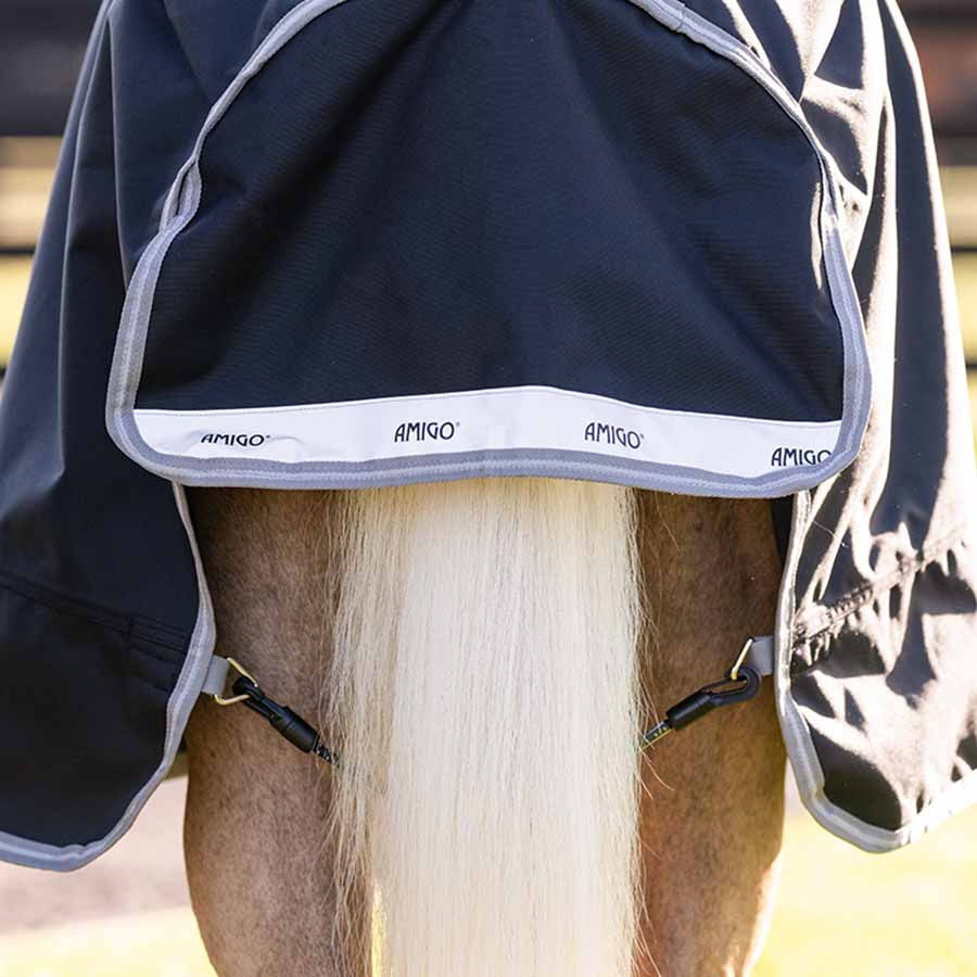 Regndekken Amigo 1200D Plus Pony 0g Svart/Grå