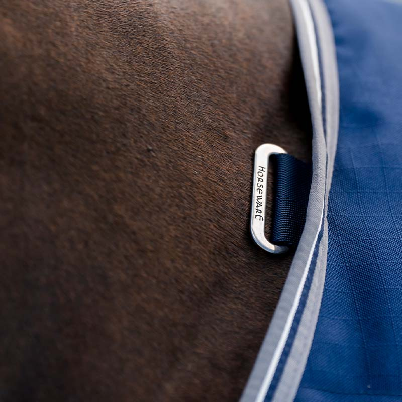 Stalldekken Rambo 1000D 100g Marine/Grå/Sølv