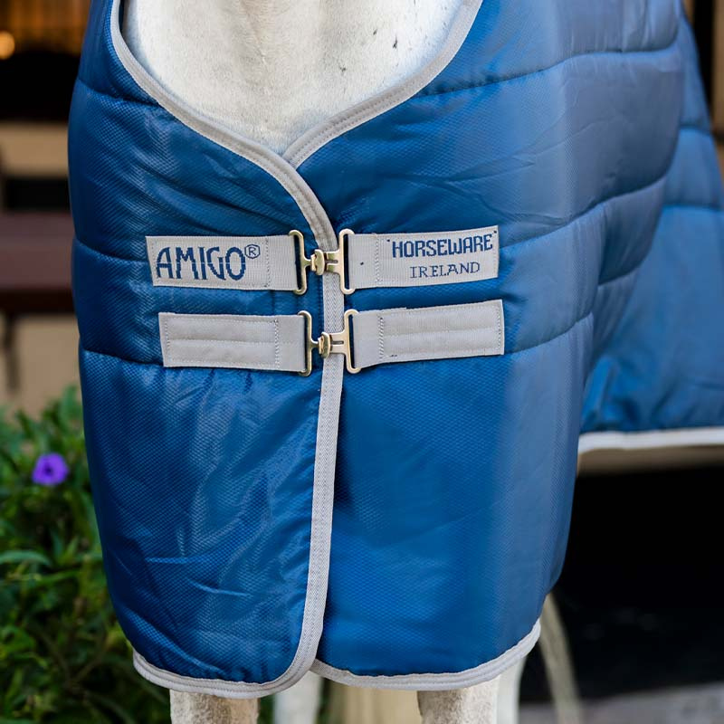 Stalldekken Amigo Insulator Ripstop 210D 50g Marineblå/Grå