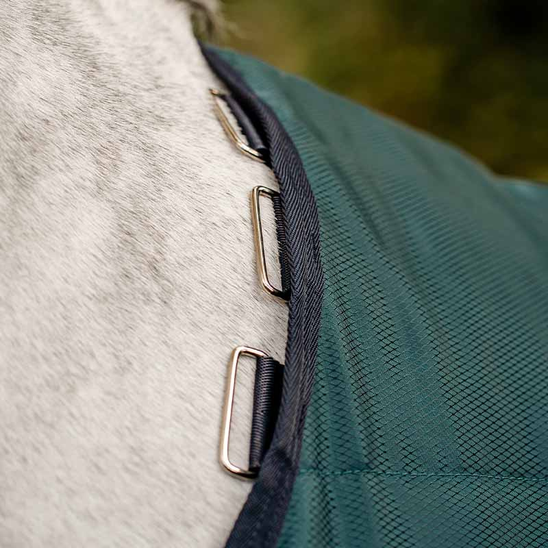 Stalldekken Amigo Insulator Ripstop 210D 100g Grønn/Marineblå/Sølv