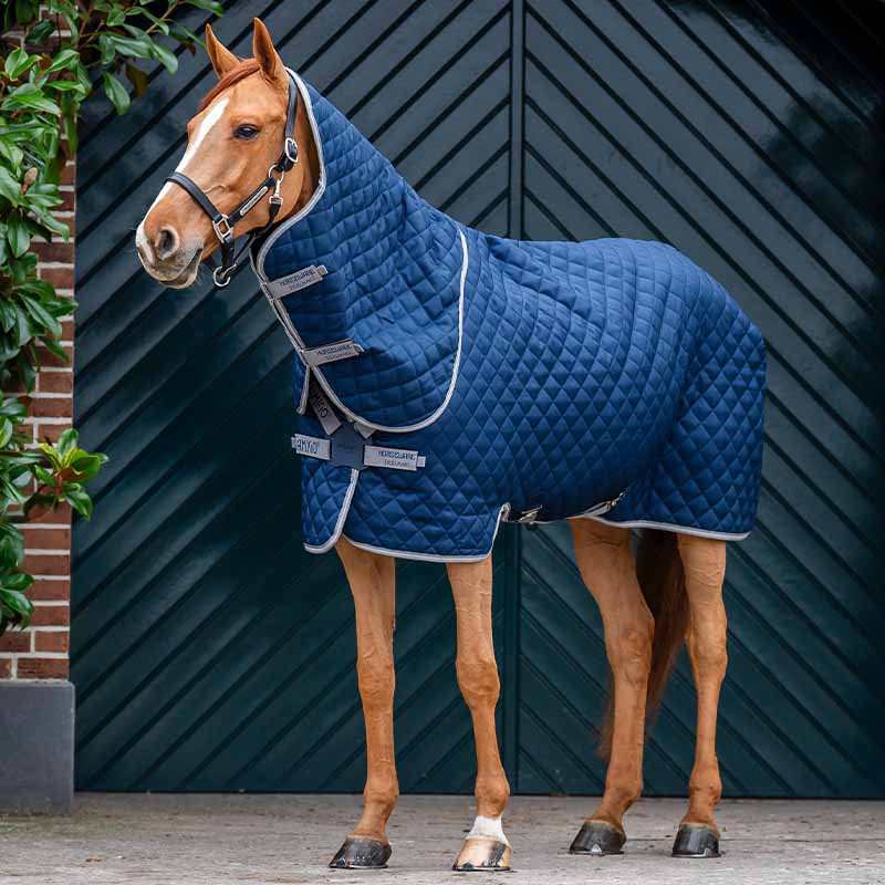 Stalldekken Amigo Quilted 600D Plus 200g Marine/Grå/Sølv