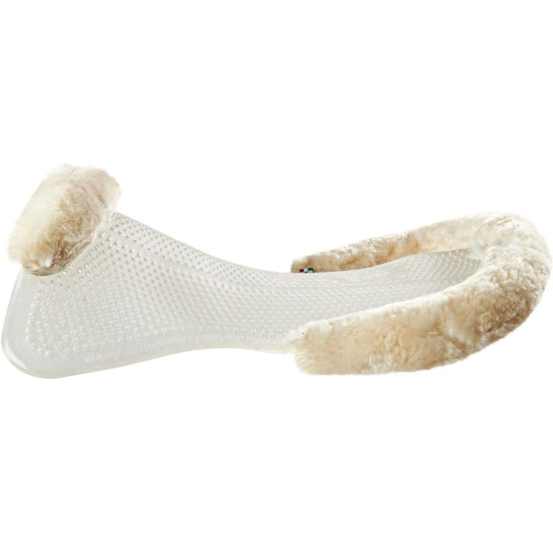 Gelpad med saueskinn Transparent