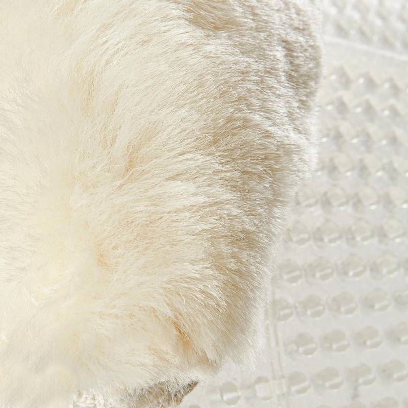 Gelpad med saueskinn Transparent