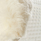 Gelpad med saueskinn Transparent Gelpad med saueskinn Transparent