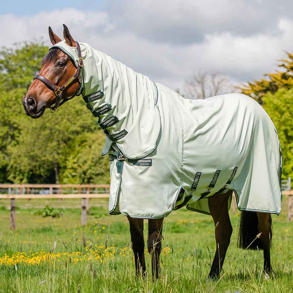 Flue- & eksemdekken Rambo Hoody inkl. fluemaske Lysegrønn