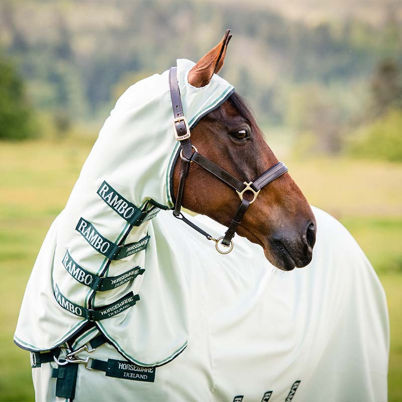 Flue- & eksemdekken Rambo Hoody inkl. fluemaske Lysegrønn