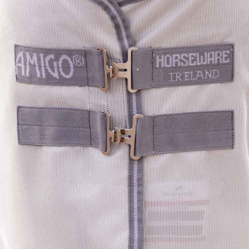 Fluedekken Amigo Bug Rug Plus Pony Sølv/Grå