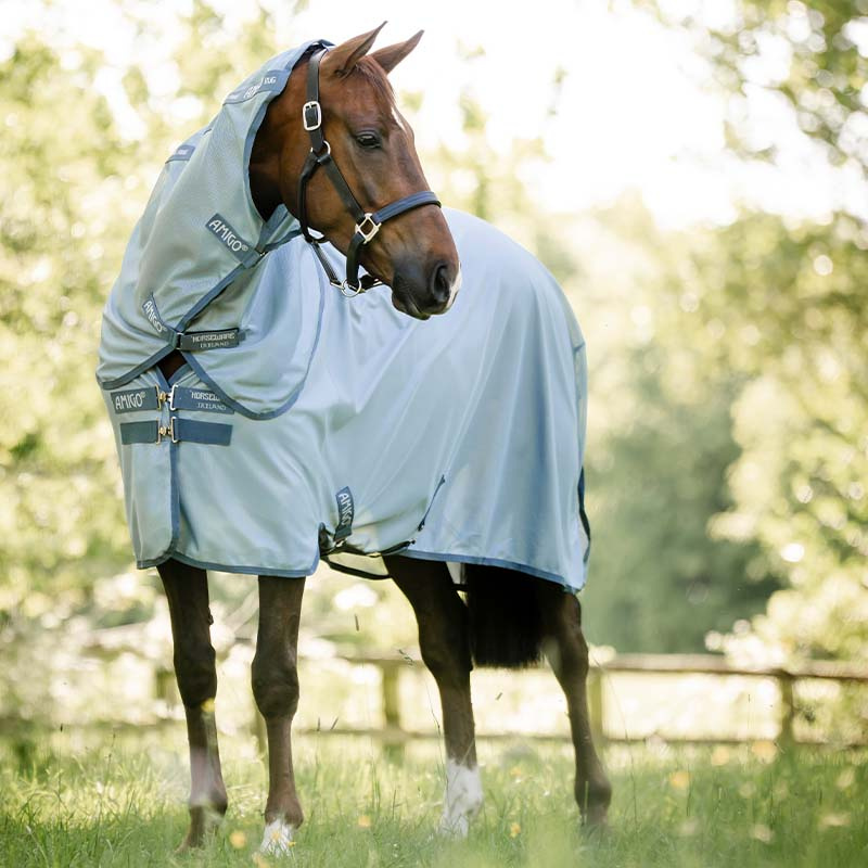 Fluedekken Amigo Bug Rug Plus Lyseblå/Blå/Sølv