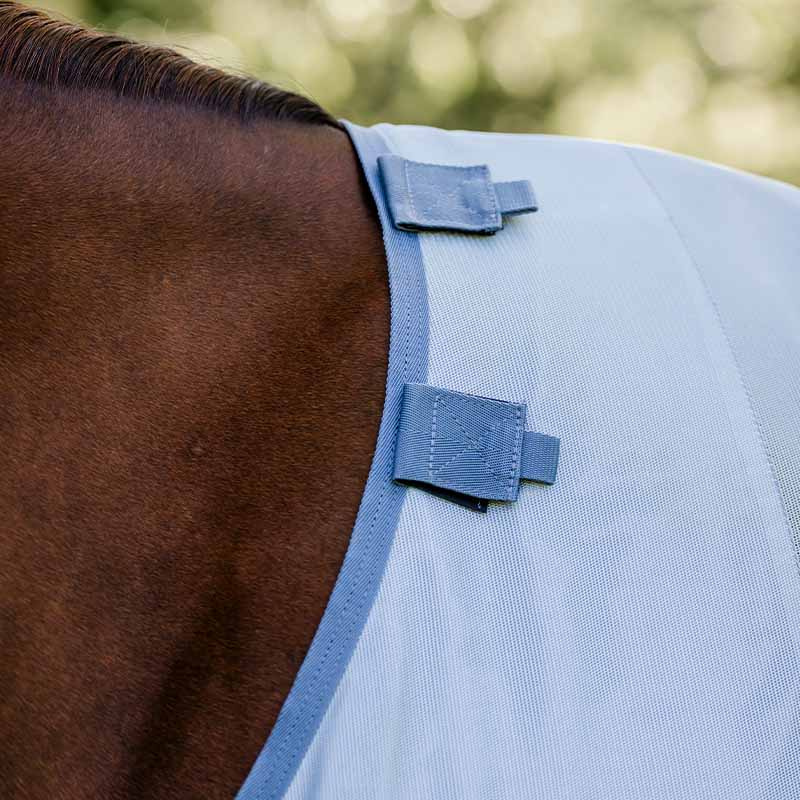 Fluedekken Amigo Bug Rug Lyseblå/Blå/Sølv