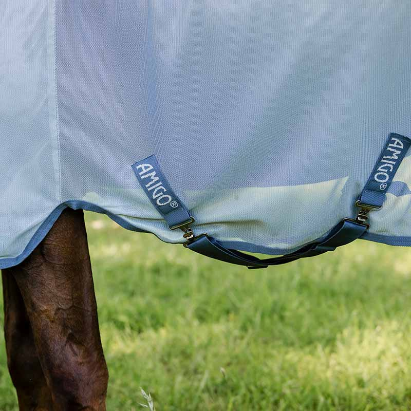 Fluedekken Amigo Bug Rug Lyseblå/Blå/Sølv