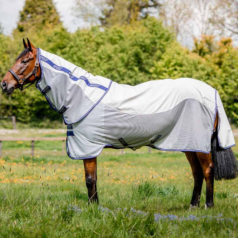 Flue- & sommerdekken Amigo Airflow Plus Hvit/Grå/Blå