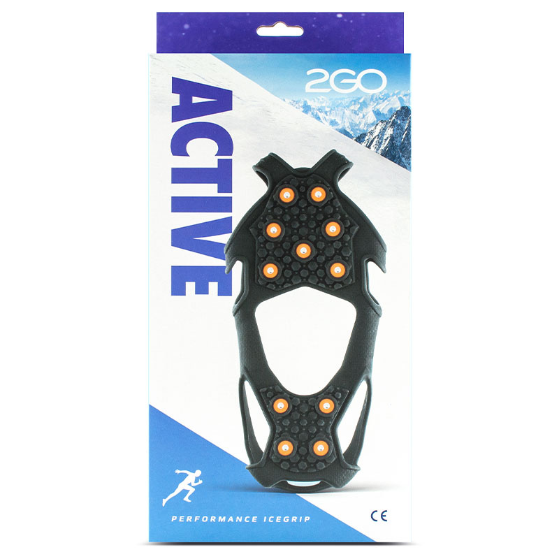 Brodder Active 2-pk Svart