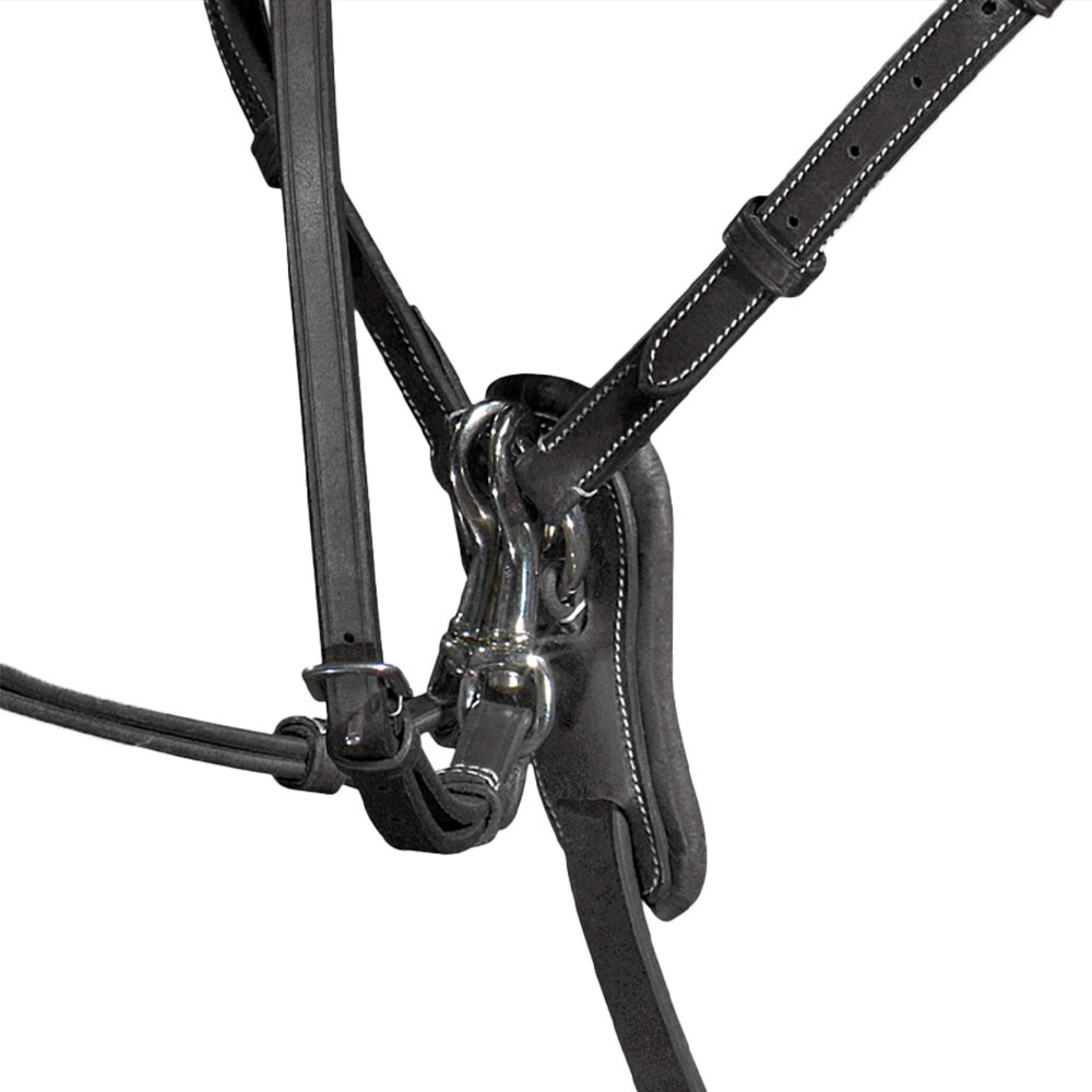 Martingal med fortøy Svart