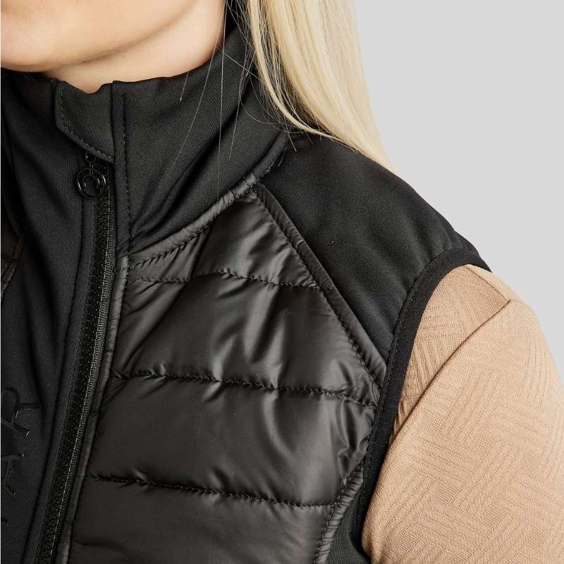 Hybridvest Emma Softshell Svart