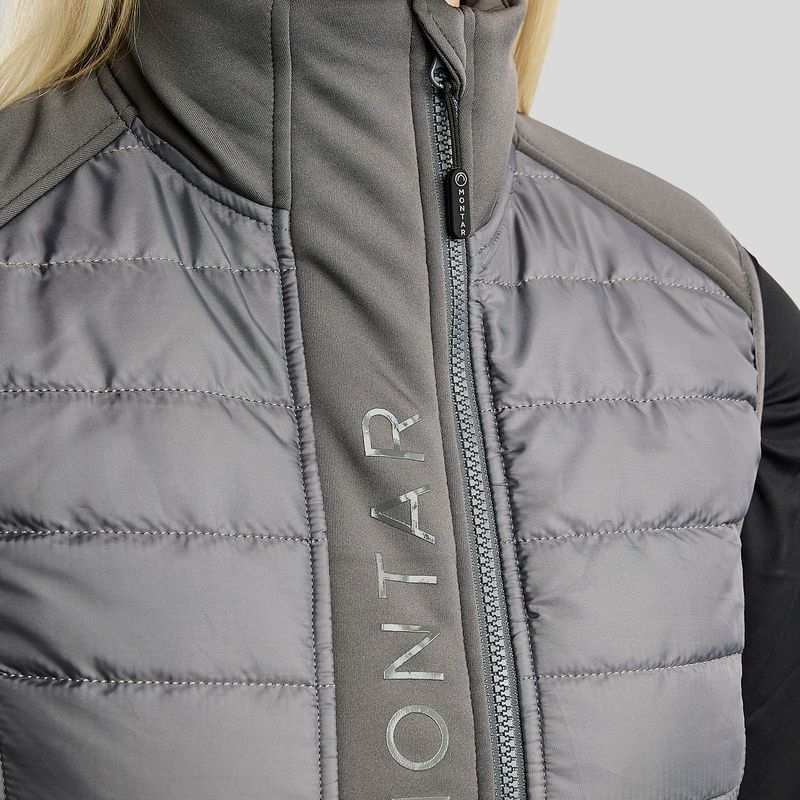 Hybridvest Emma Softshell Grå