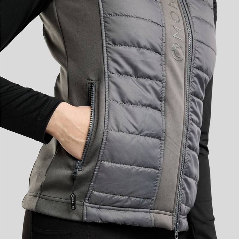 Hybridvest Emma Softshell Grå