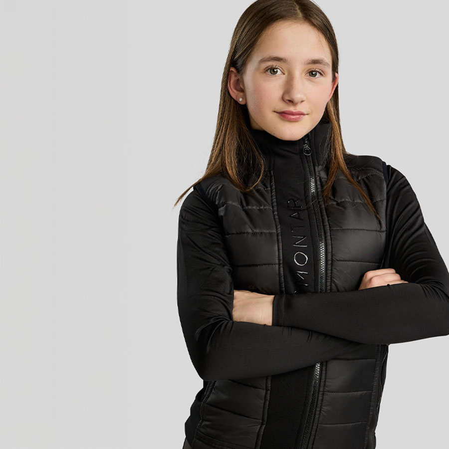 Hybridvest Barn/Junior Emma Softshell Svart
