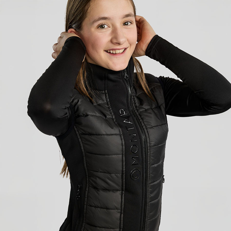 Hybridvest Barn/Junior Emma Softshell Svart