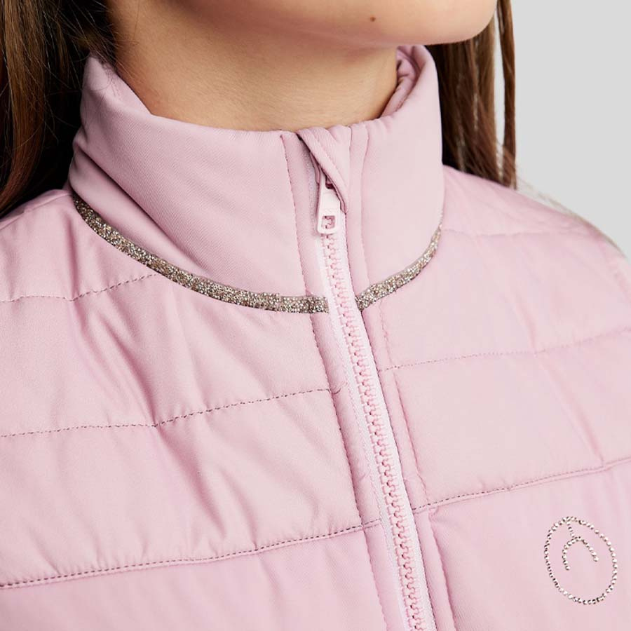 Hybridvest Barn/Junior MoLila Softshell Champagne Crystal Tape Candy Pink