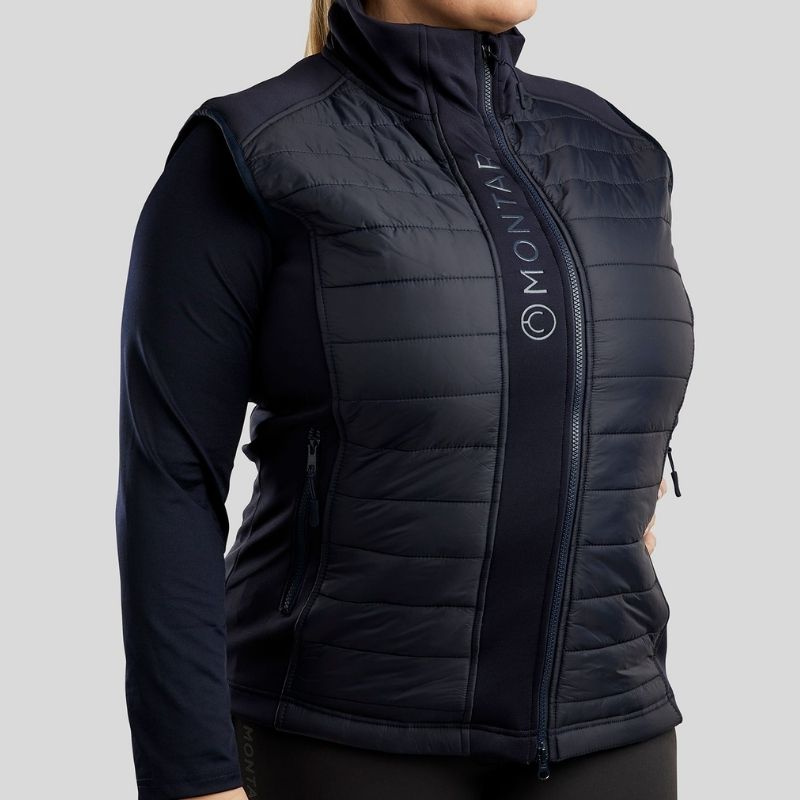 Hybridvest Emma Softshell Curve Marineblå